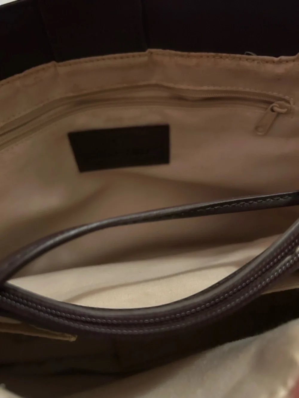 Etienne Aigner straw and leather tote - Picture 5 of 6